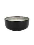 George Home Black Reactive Glaze Cereal Bowl GOODS ASDA   