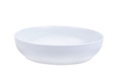 George Home White Ribbed Pasta Bowl 22.5 cm, UK version