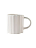 George Home Vertical Ribbed White Mug, UK version