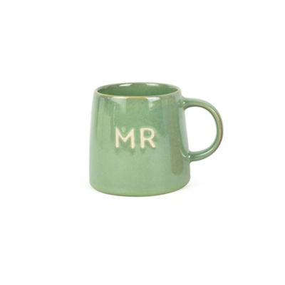 ASDA George Home Green Reactive Glaze Mr Stoneware Mug- Buy online at McGrocer