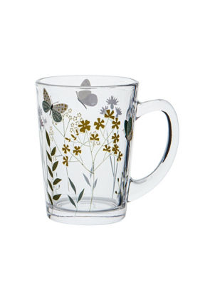 George Home sommerfugleng glass tekrus, britisk versjon