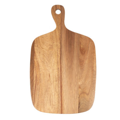 George Home Acacia Serving Platter With Handle 40cm, UK version