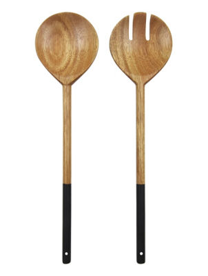 George Home Pinces en Bois Noir Acacia 30,5 cm