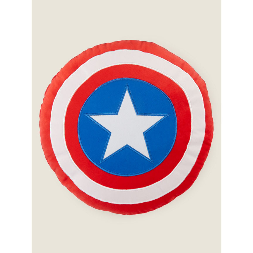 Marvel Captain America Shield Cushion GOODS ASDA   