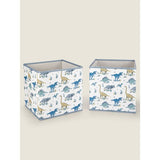 George Home Dino Storage Cube - Set of 2