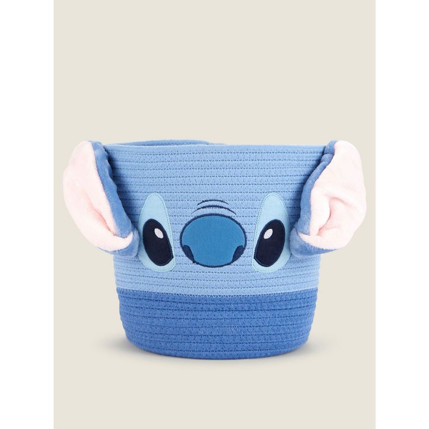 George Home Disney Stitch Rope Storage Basket GOODS ASDA   