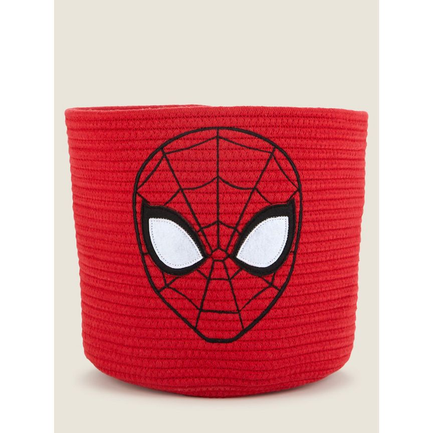 George Home Marvel Spider-Man Rope Storage Basket GOODS ASDA   