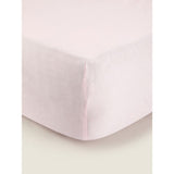 George Home pink cotton fitted bed sheet, UK version