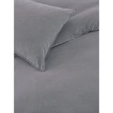 George Home grey cotton duvet set single, UK version