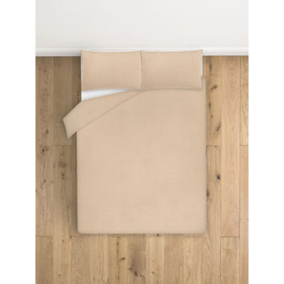 George Home natural relaxed washed cotton duvet set single, UK version
