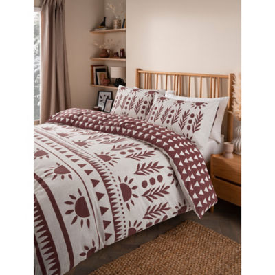 George Home bohemian block stamp duvet set single, imported from the UK