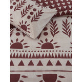 George Home beige bohemian reversible duvet set king - British product