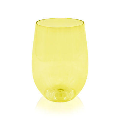 George Home plastic stemless gin tumbler (British brand)