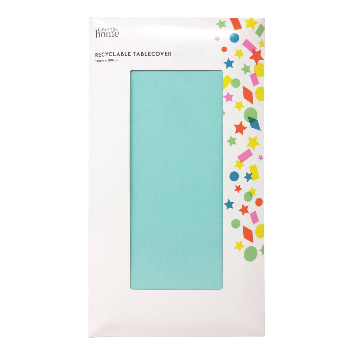 George Home aqua tablecover 118x180 mm, imported from the UK
