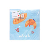 George Home croissant design napkins 20 pack (British brand)