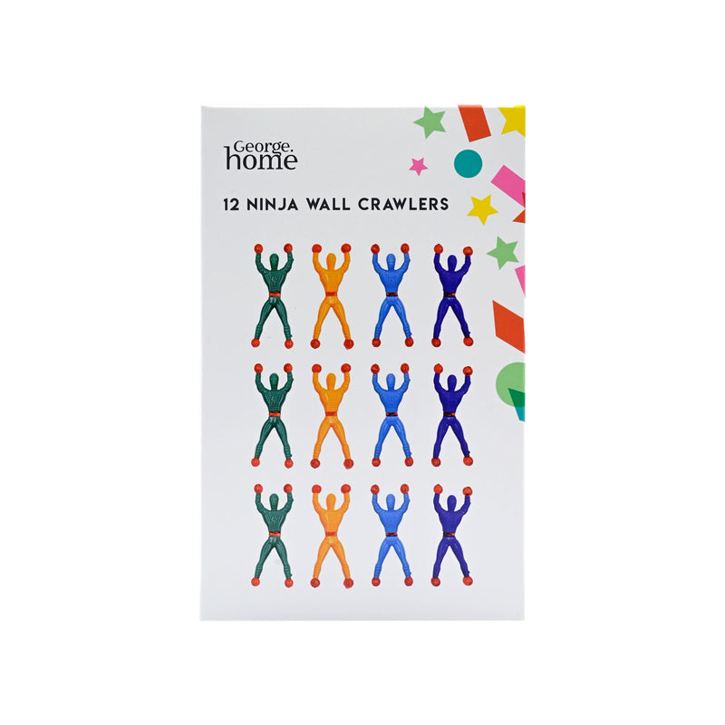 George Home Ninja Wall Crawlers party favours 12 pack (British brand)