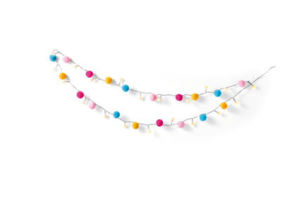 ASDA George Home Guirlande Lumineuse LED Pompons - Acheter en ligne sur McGrocer