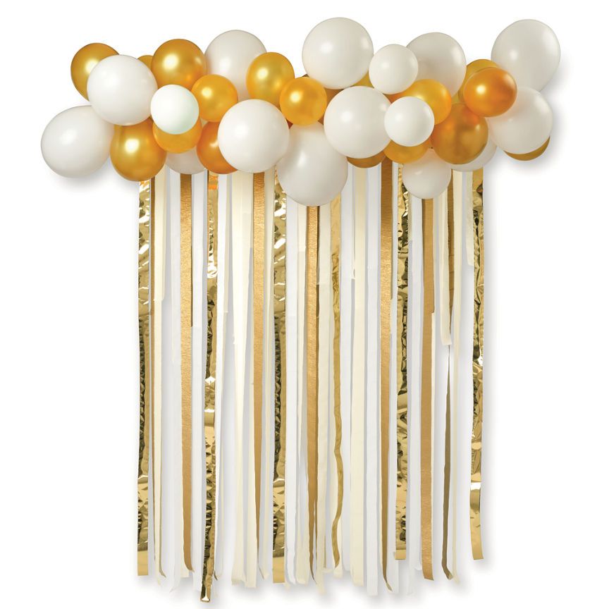 George Home Gold Balloon and Streamer kit