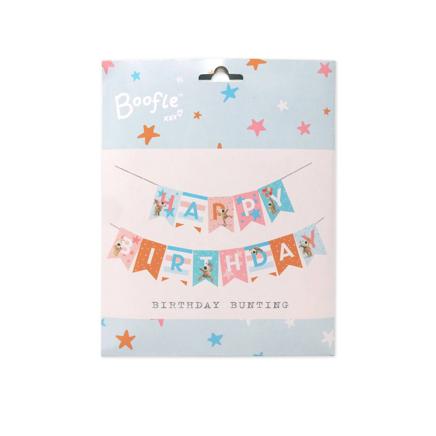 George Home Boofle Happy Birthday bunting 2.5m, imported from the UK