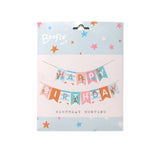George Home Boofle Happy Birthday bunting 2.5m, imported from the UK