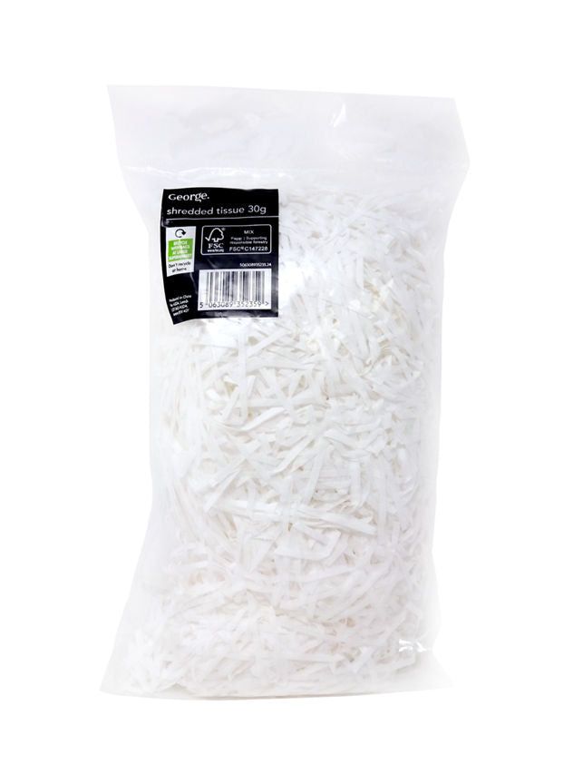 George Shredded Tissue White GOODS ASDA   