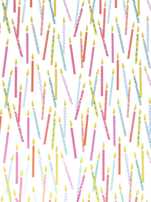 George candle design wrapping paper 3m roll - British product