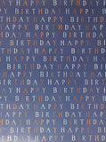 George Navy Text Rollwrap GOODS ASDA   