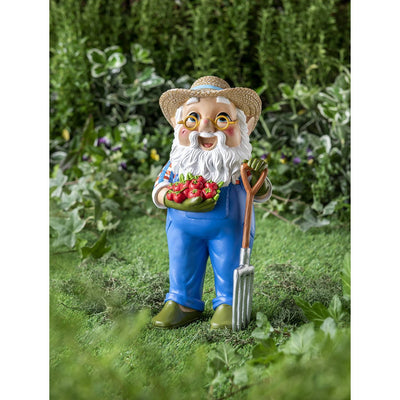 ASDA George Home Gardening Grandpa Garden Ornament 11.5x10.5x24cm- Buy online at McGrocer