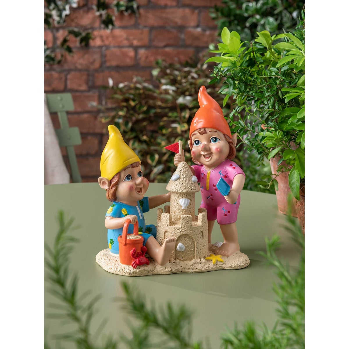 George Home sandcastle gnome 14.5x8x16.5cm, imported from the UK