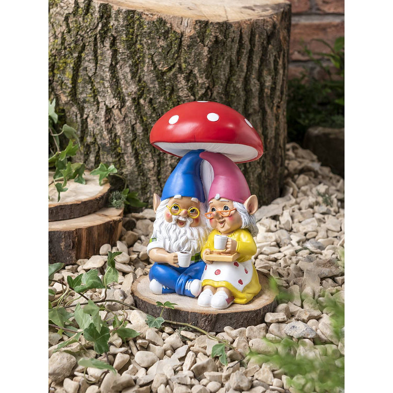 George Home Toadstool Grandparents Gnome 13x14x20cm (British brand)
