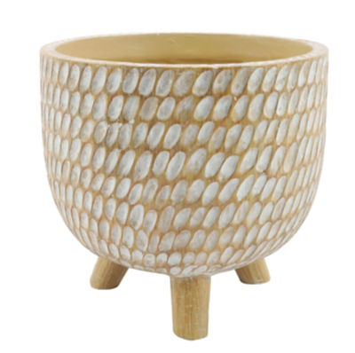 George Home Woodcut Black planter 13x13x12cm (British brand)