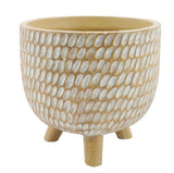 George Home Woodcut Black planter 13x13x12cm (British brand)