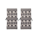 George Home Miami cushion 2 pack black stamp print (British brand)