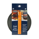 Uniflame cast iron meat press, imported from the UK