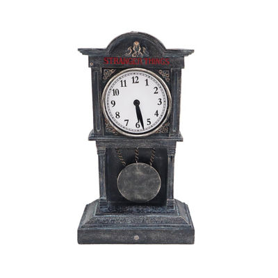 Stranger Things animated clock polyresin metal collectible (British brand)