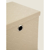 George Home natural foldable storage cube 27cm, imported from the UK