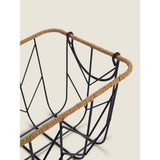George Home small black wire basket, UK version