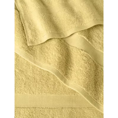 George Home yellow cotton hand towel - British product
