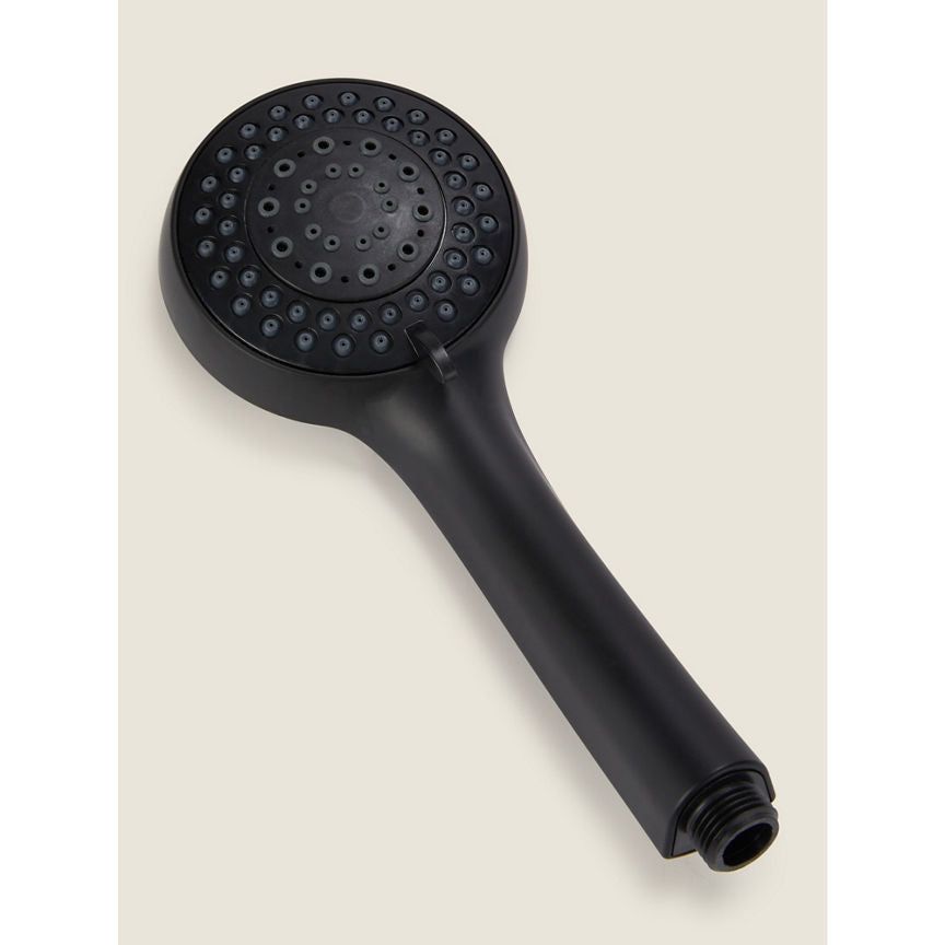 George Home Black 3-Function Shower Head GOODS ASDA   