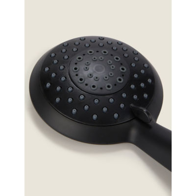 ASDA George Home Black 5-Function Shower Head- Buy online at McGrocer