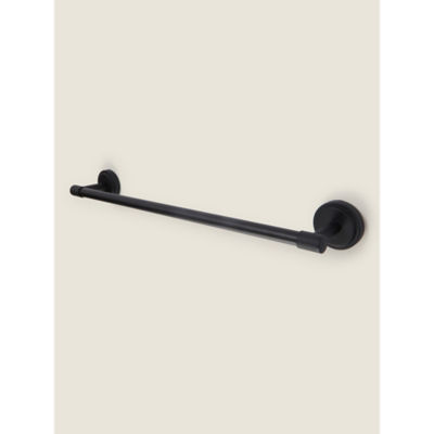 George Home Sèche-serviettes mural noir mat 50cm
