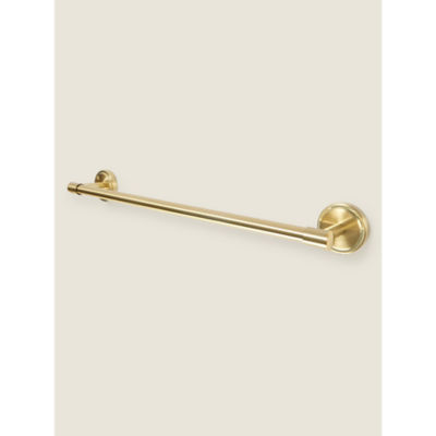 George Home brass wall mounted towel rail, UK version