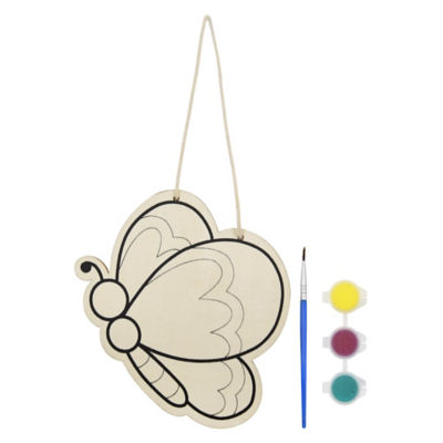 Hapello paint your own wooden sign craft set (British brand)