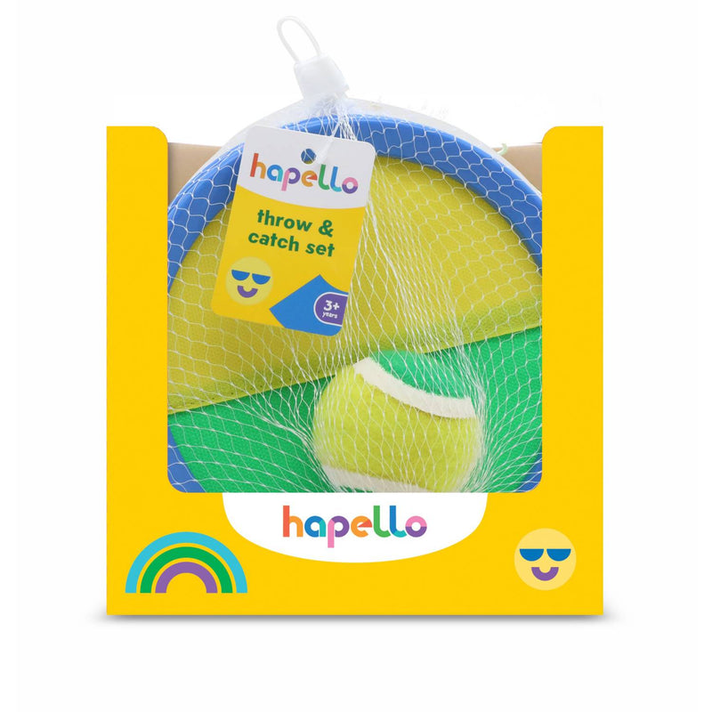Hapello paddle and ball game set, 19.5cm - British product