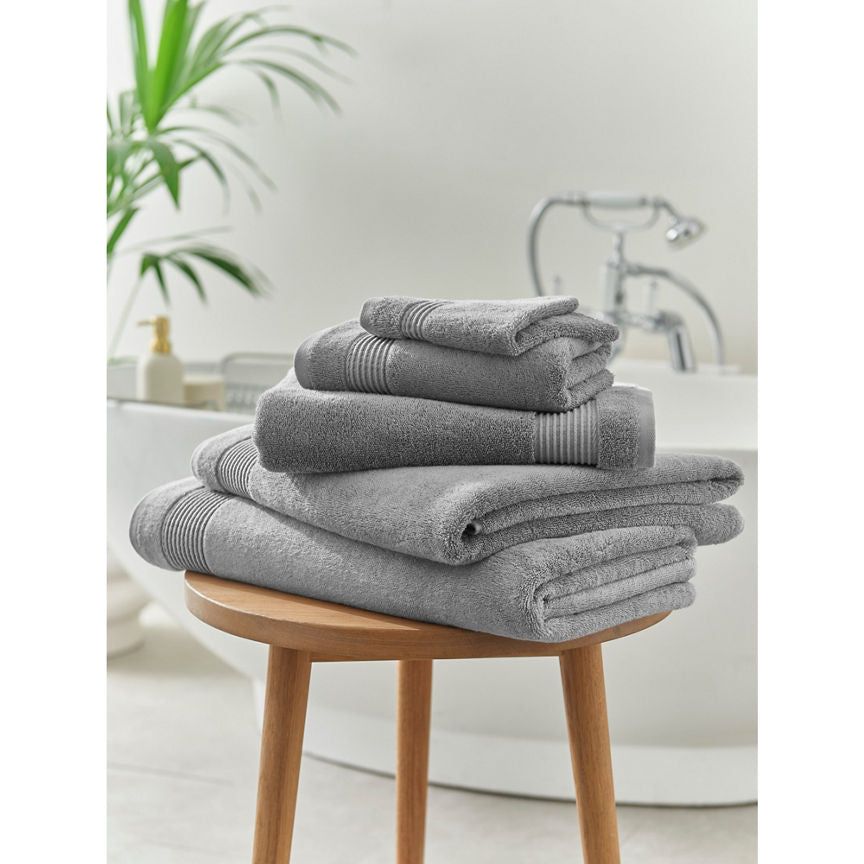 George Home Grey Egyptian Cotton Bath Sheet GOODS ASDA   