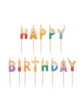 George Happy Birthday Candles Multicoloured Metallic Gold 13pk, UK version