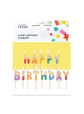 George Happy Birthday Candles Multicoloured Metallic Gold 13pk, UK version