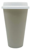 George reusable coffee cups grey geometric print 5pack, UK version