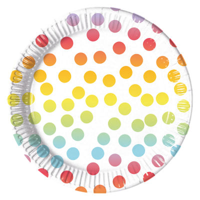 George Home Ombre Spots Paper Plates