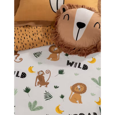 George Home Lion 3D Reversible Duvet Set, UK version